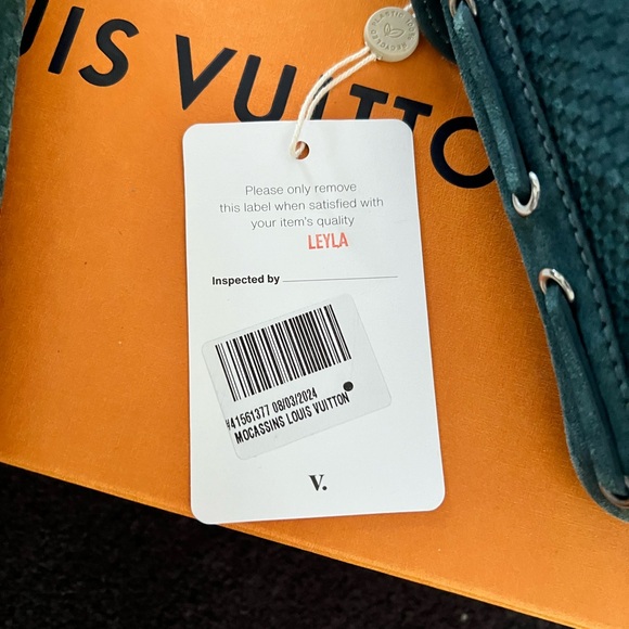 Men’s Louis Vuitton leather flats moccasin  size 11 - Picture 7 of 9